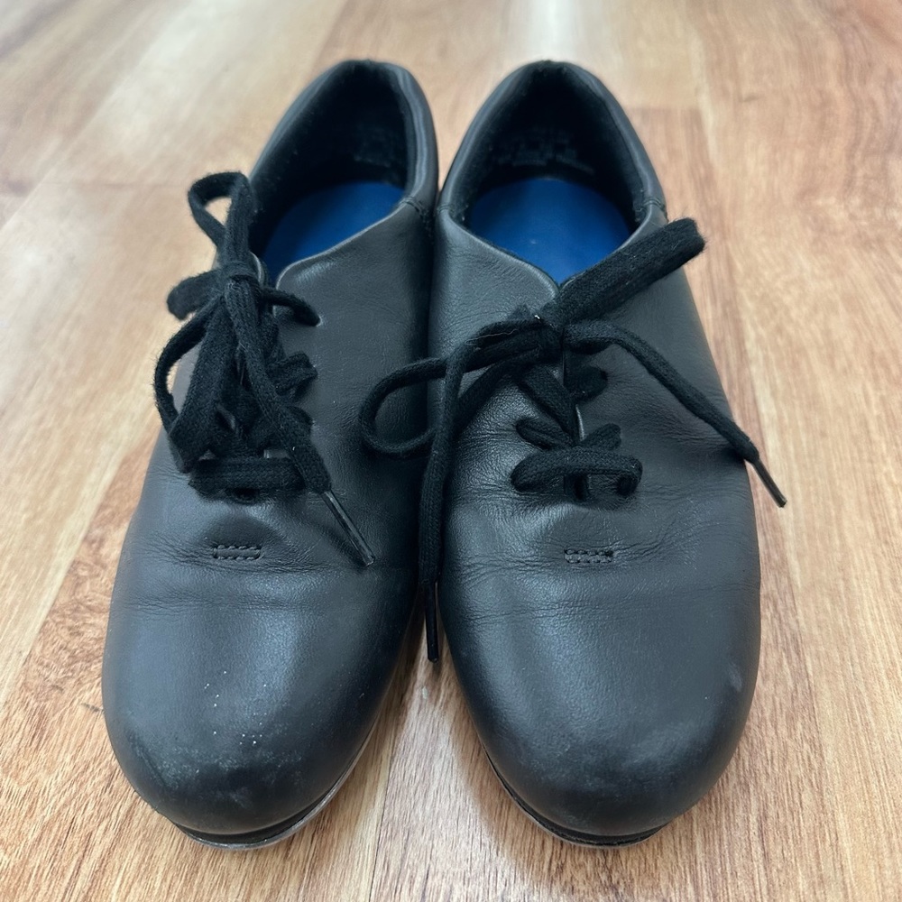 Capezio Black TeleTone Tap Shoes, Size 5.5